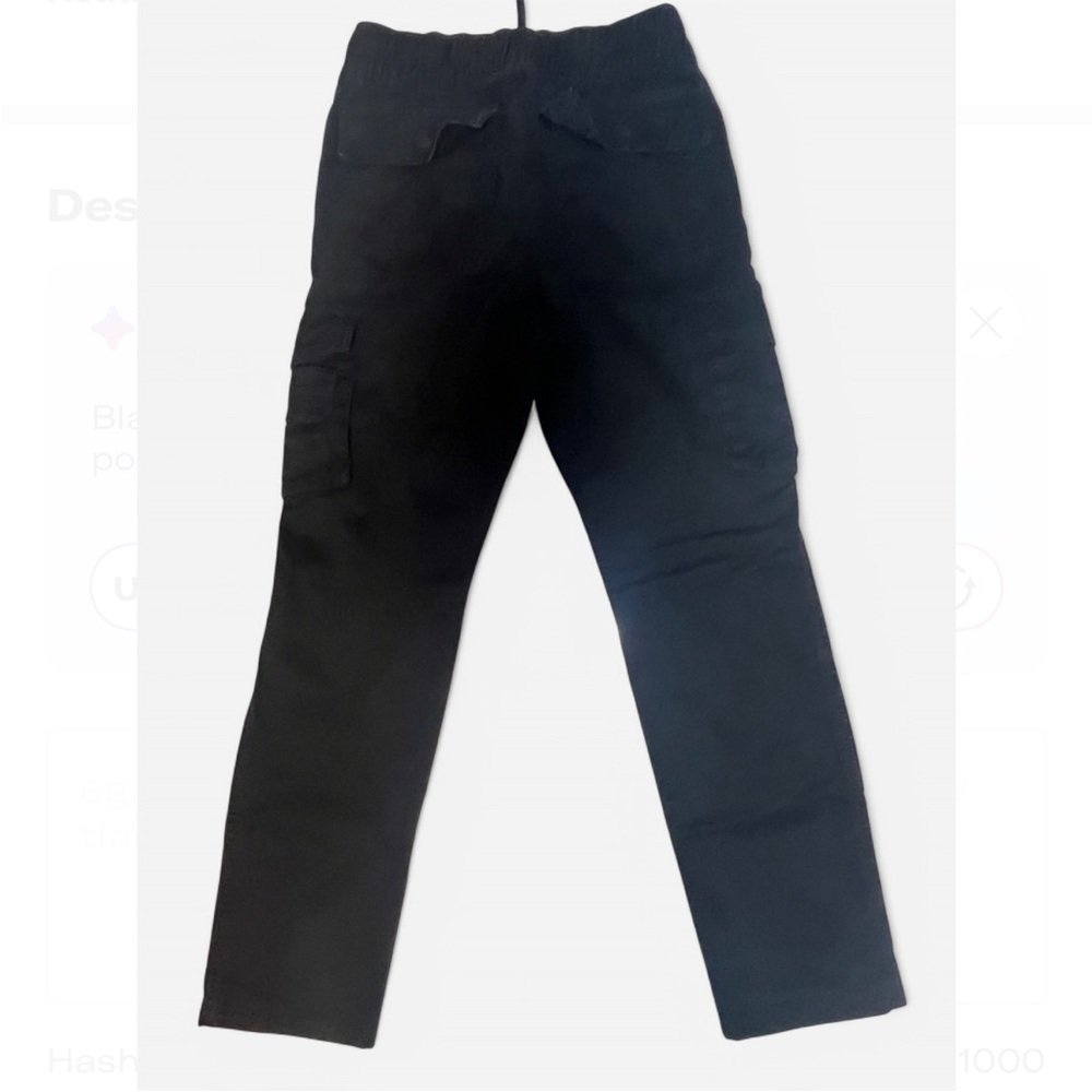 Men’s Hollister Black Cargo Pants XS